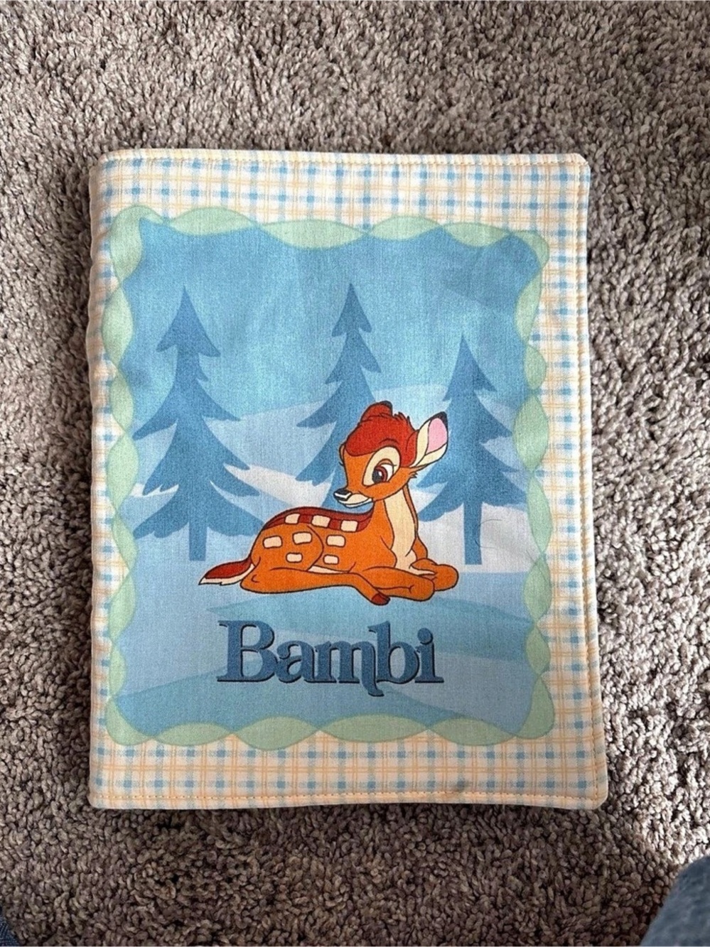 Vintage Disney Bambi Quilted Storybook